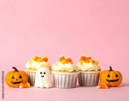 halloween pumpkin cupcake