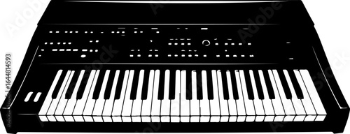 Elegance of the Grand Piano" vector graphcis