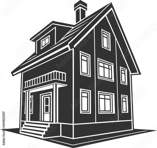 sketch of house