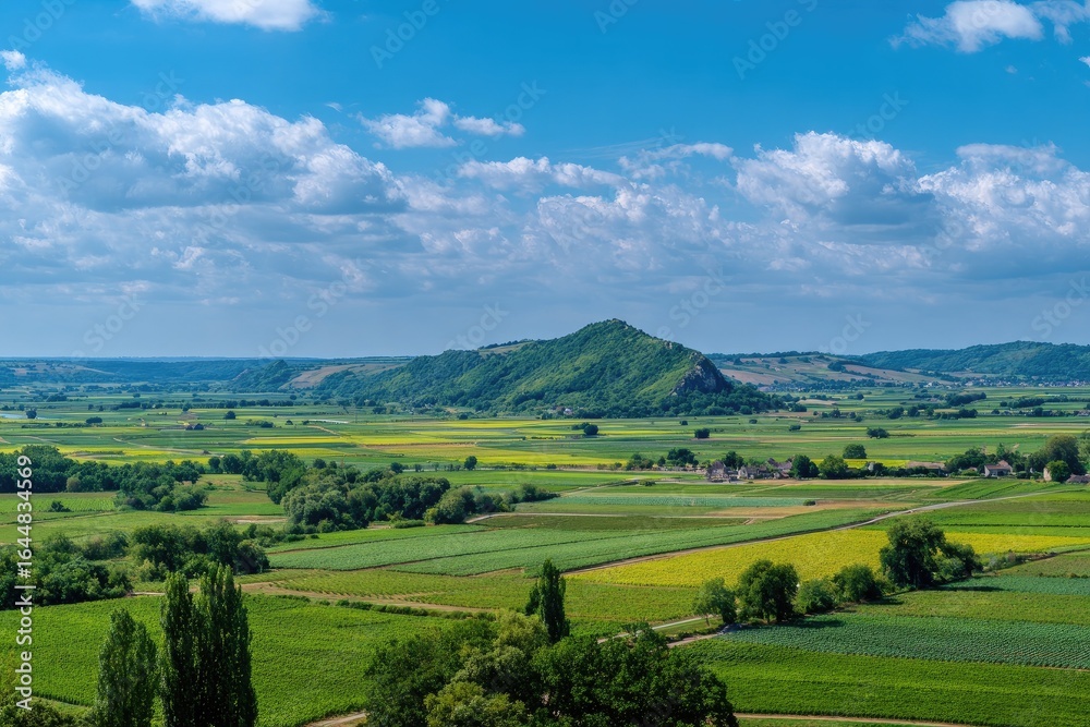 Panoramic view of a rural landscape Panoramic view of a rural landscape