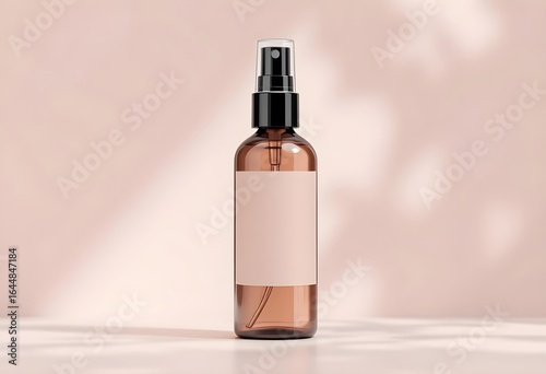 Facial Mist Bottle Mockup on Clean Background