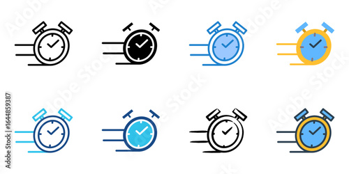 quick icon set multiple style collection 
