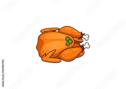  icon of a roasted turkey