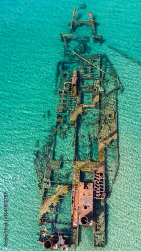 Greece beach , shipwreck , Epanomi , Potamos