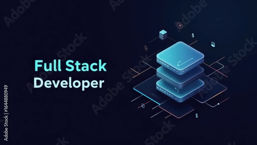 Full Stack Developer. Full stack developer technology software coding 