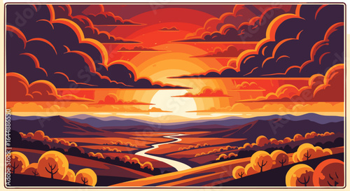 An Epic Autumn Sunset