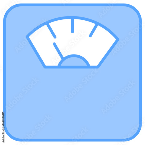 Weight Scale Blue Icon