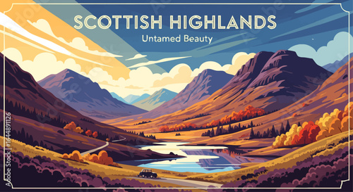 The Scottish Highlands in Autumn