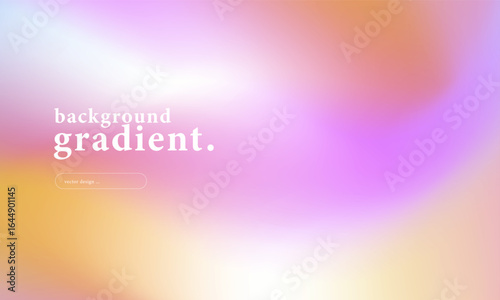 Abstract northern lights gradient background with smooth blend of blue, orange, green, and pink colors. Modern minimal vector for digital design, wallpaper, presentation, and creative technology.