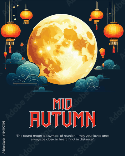 Magical Mid-Autumn Festival Night | Glowing Lanterns, Sweet Mooncakes & Harvest Moon Beauty

