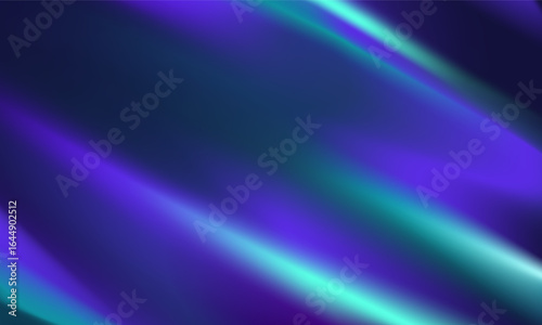 Vibrant abstract gradient background with flowing neon light waves in purple, blue, and cyan tones. Perfect for futuristic design, technology, or digital art concepts. vector design.