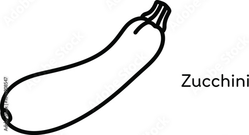 A vibrant zucchini, a versatile vegetable brimming with freshness and health, perfect for culinary creations and nutritious meals for a balanced diet