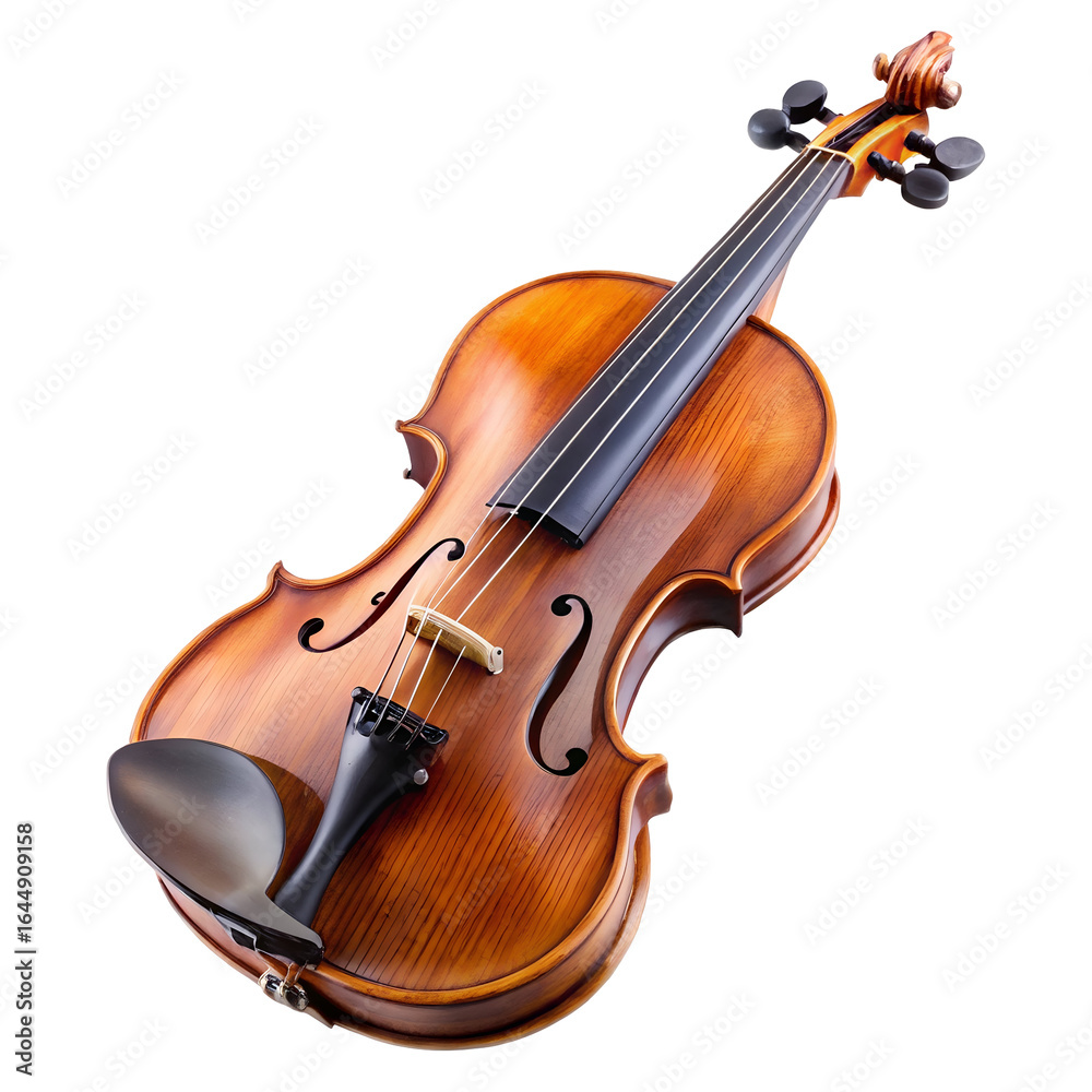 Fototapeta premium violin on white background