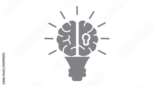 Brain with Gears | Creative Thinking Icon