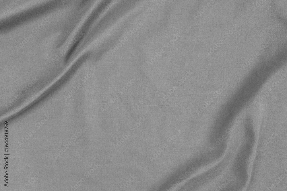 Fototapeta premium Grey Textured Wave Cotton Surface 