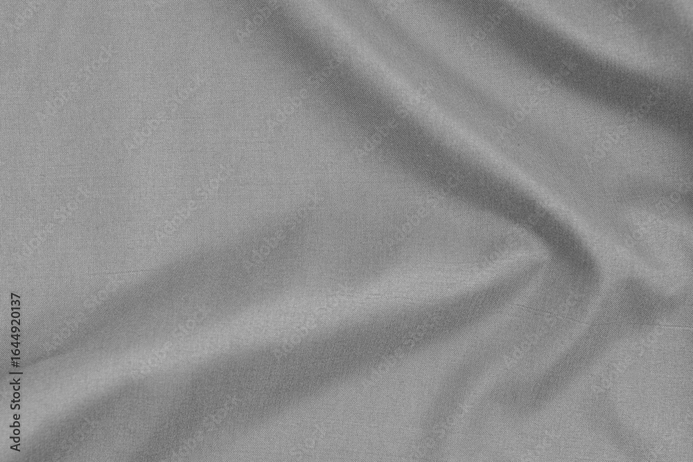 Fototapeta premium Grey Textured Wave Cotton Surface 