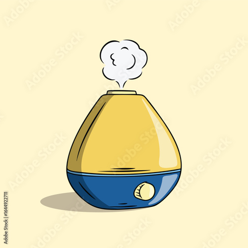 Humidifier Illustration Steam Aroma Diffuser Home Appliance