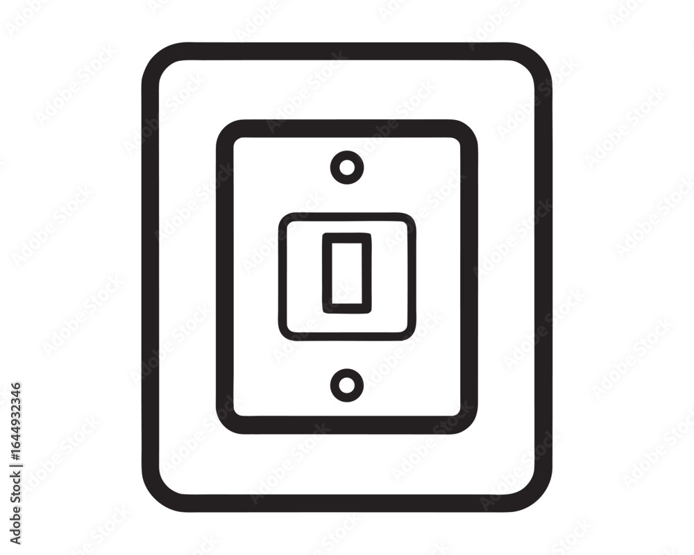 Modern Electric Switch Icon Seamless Power Control Design Modern Electric Switch Icon Seamless Power Control Design