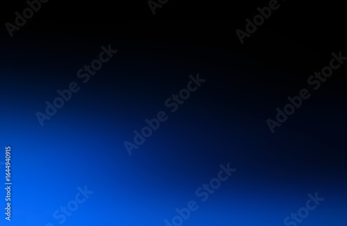 A smooth gradient from a bright blue at the bottom to a solid black at the top.