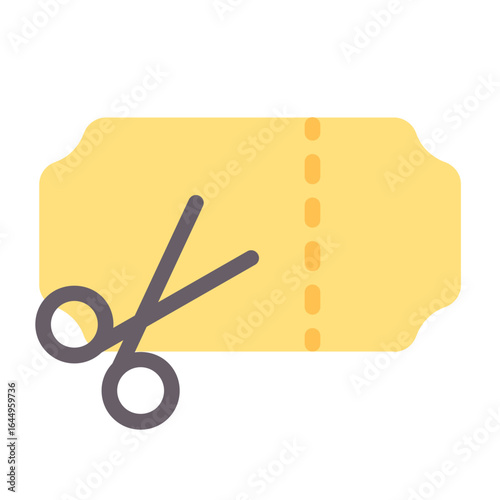 voucher icon with flat style