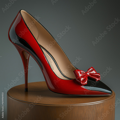 Scarlet Bow Stilettos