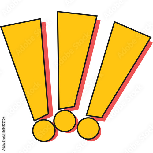 comic style exclamation mark