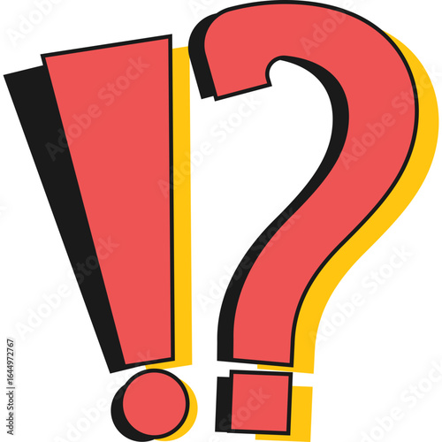comic style exclamation mark