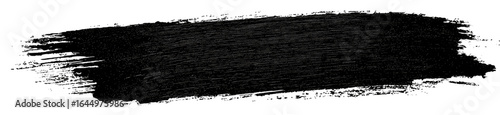 Abstract black brushstroke