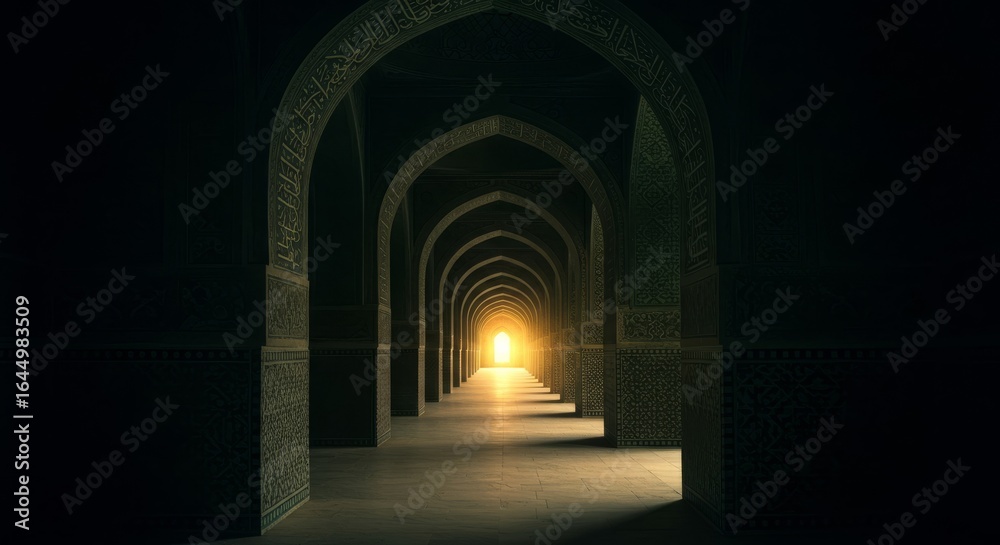 Fototapeta premium Light at the End of the Archway