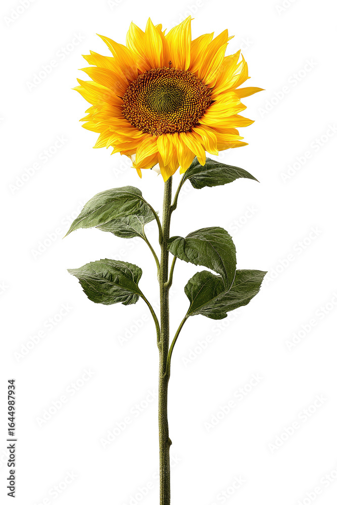 Fototapeta premium Vibrant sunflower illustration (1)