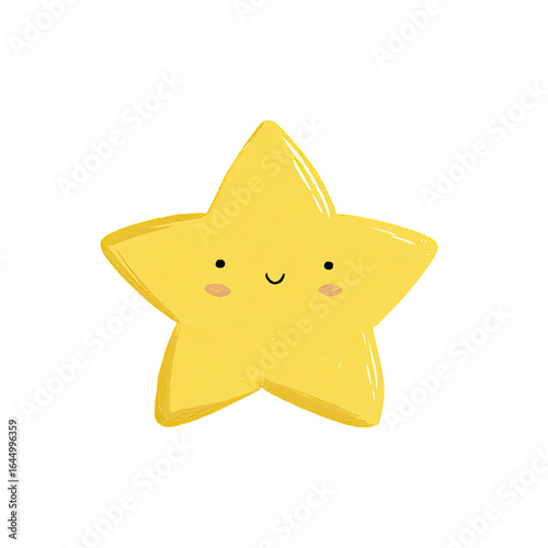 Cute cartoon star