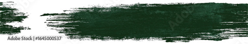 Dark green paint stroke