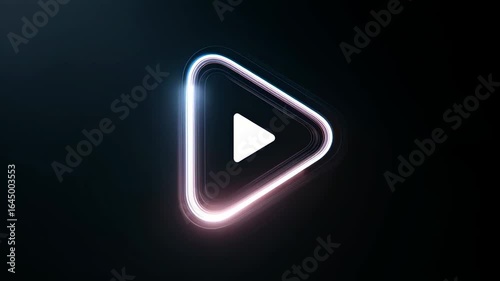 Pulsating Play Button Loop Animation/脈動する再生ボタンのループアニメーション6