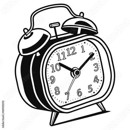 black alarm clock