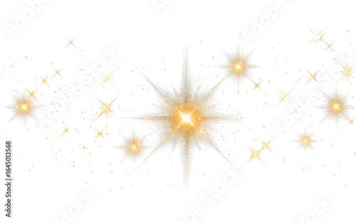Sparkling starburst design