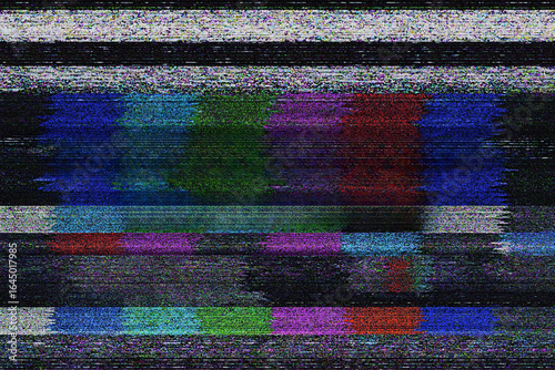 Colorful static noise pattern background is perfect for adding a unique digital edge to creative projects and designs