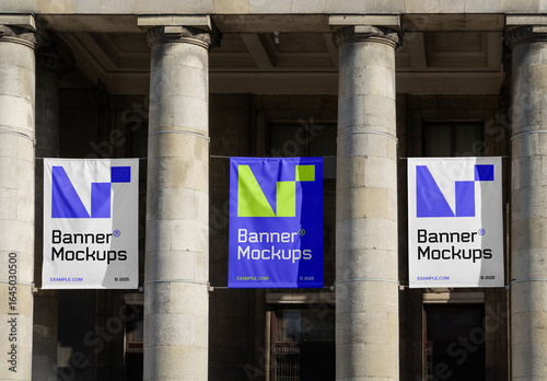 Three Banners Mockup