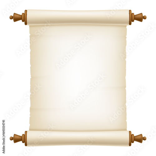vector illustration of royal message paper