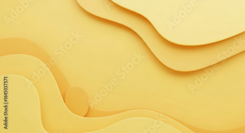 Abstract yellow waves background vector design for digital art and modern graphic design projects and presentations