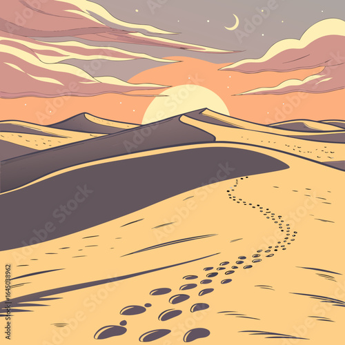 sand dunes in the desert