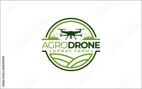 Illustration graphic vector of a drone spray technology logo design template
