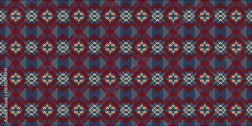 Traditional christmas knitting