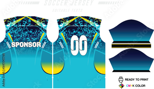 Soccer jersey pattern design background for soccer kit football kit bicycle e-sport basketball t-shirt  template Fabric pattern