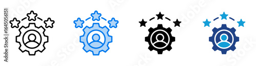 Specialist icon set multiple style collection