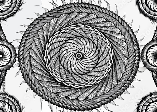 Woven tapestry of time memories banner design