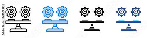 Security icon set multiple style collection