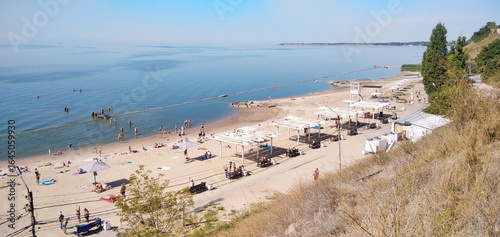 beach in Taganrog, Russia 