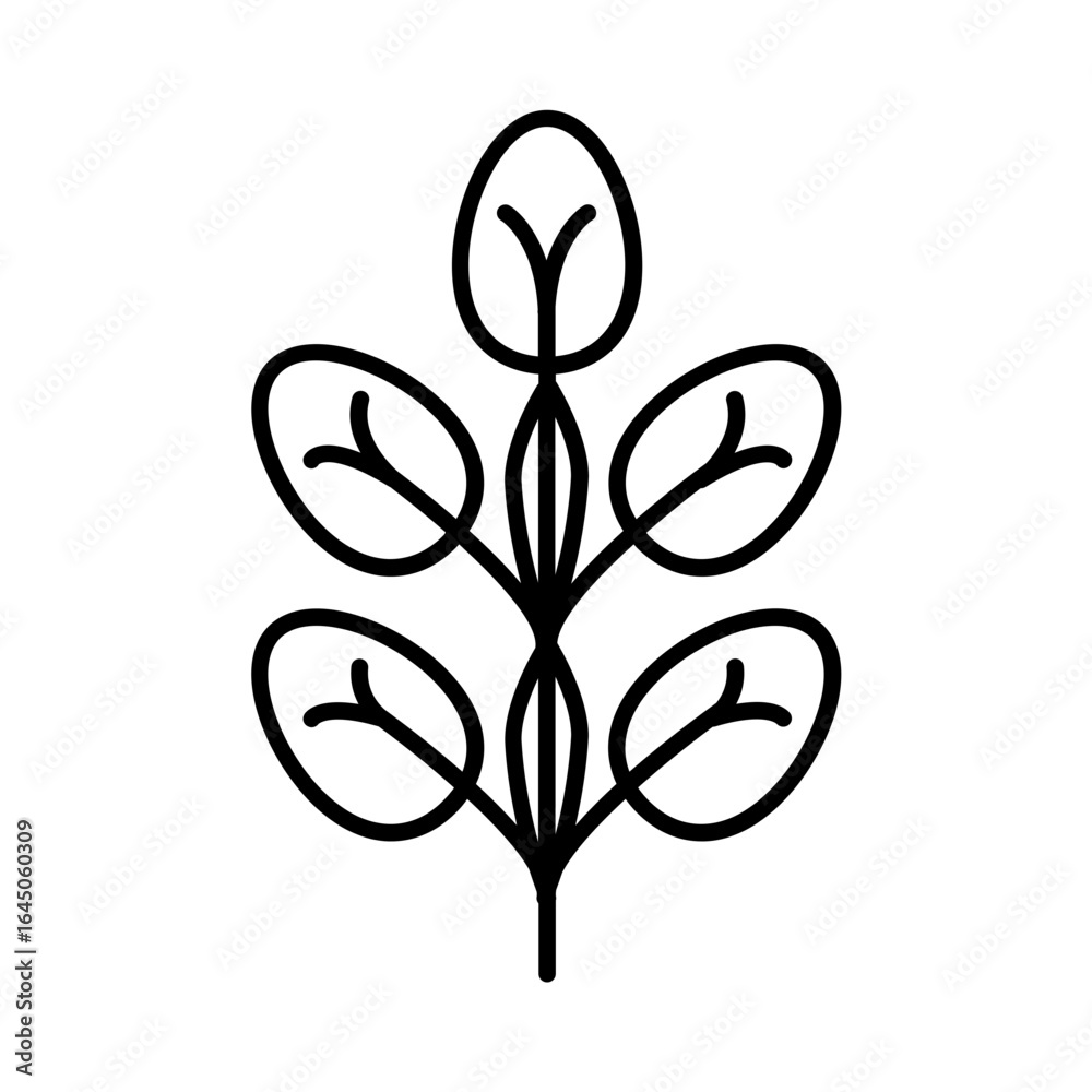 Fototapeta premium Foliage icon