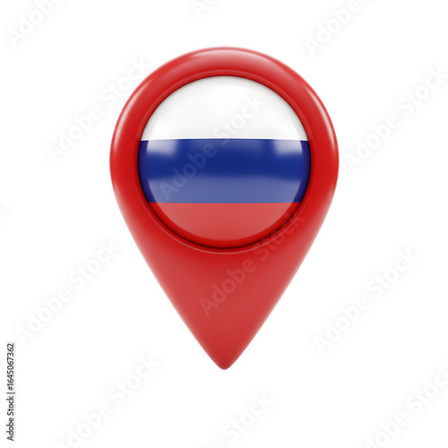 Free Download Russia Flag Pointer Symbol On Transparent Background - GFXLoad