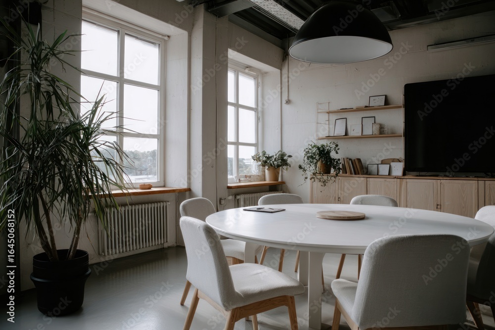 Obraz premium Bright, modern conference room